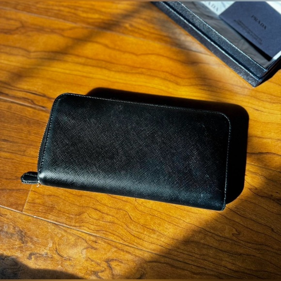 Prada Portafoglio Lampo Saffiano Wallet full inclusion, box-tissue-authenticity - Picture 6 of 12